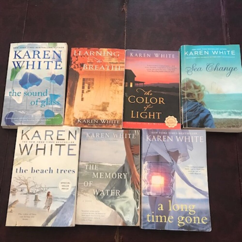 Karen White set of 7 books, paperbacks, good condition